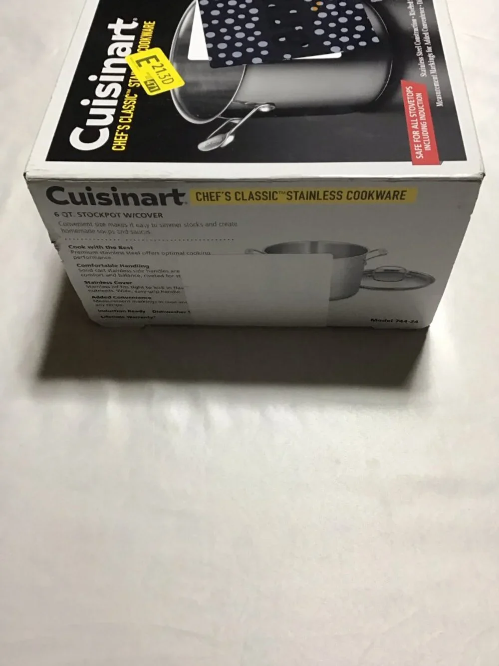 Cuisinart 6-Quart. Stockpot w/Cover, Stainless Steel